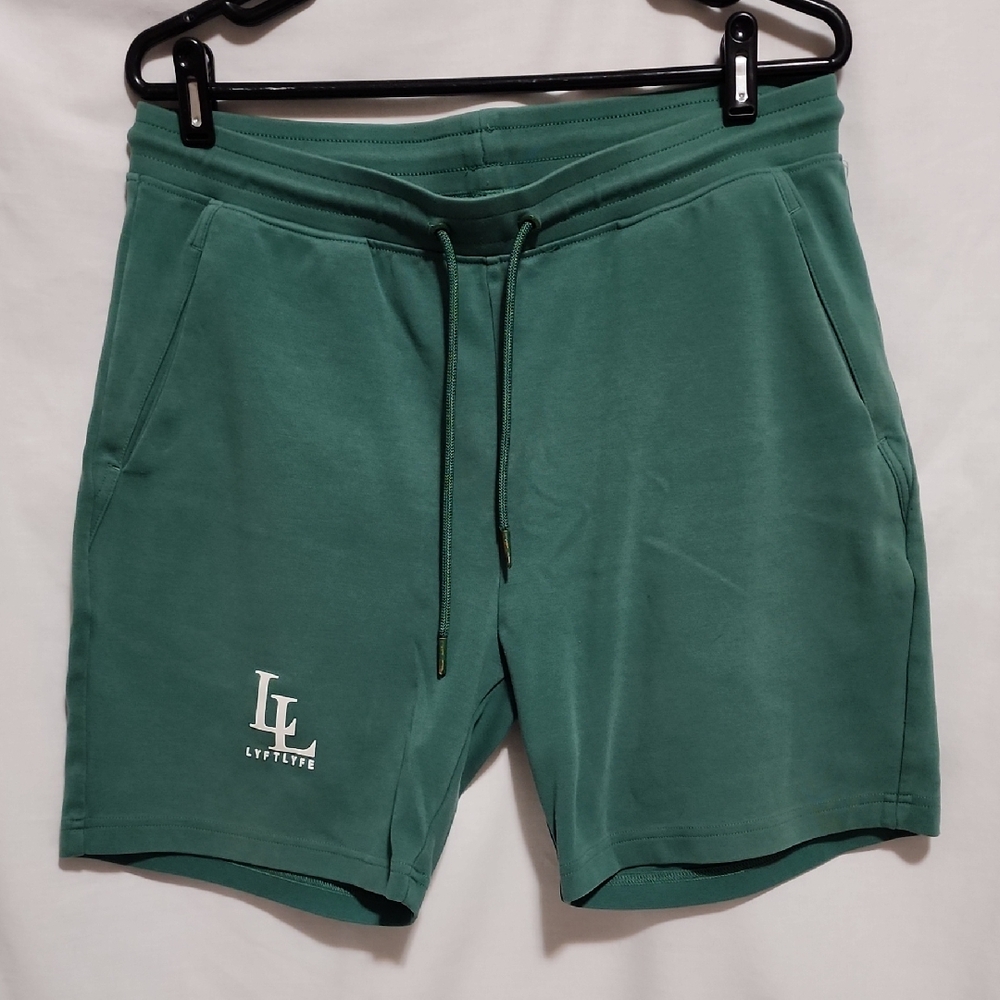 Lyftlyfe Green Drawstring Shorts